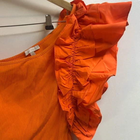 NWOT Flying Tomato One Shoulder Bodysuit - Picture 6 of 9